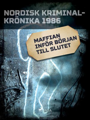cover image of Maffian inför början till slutet